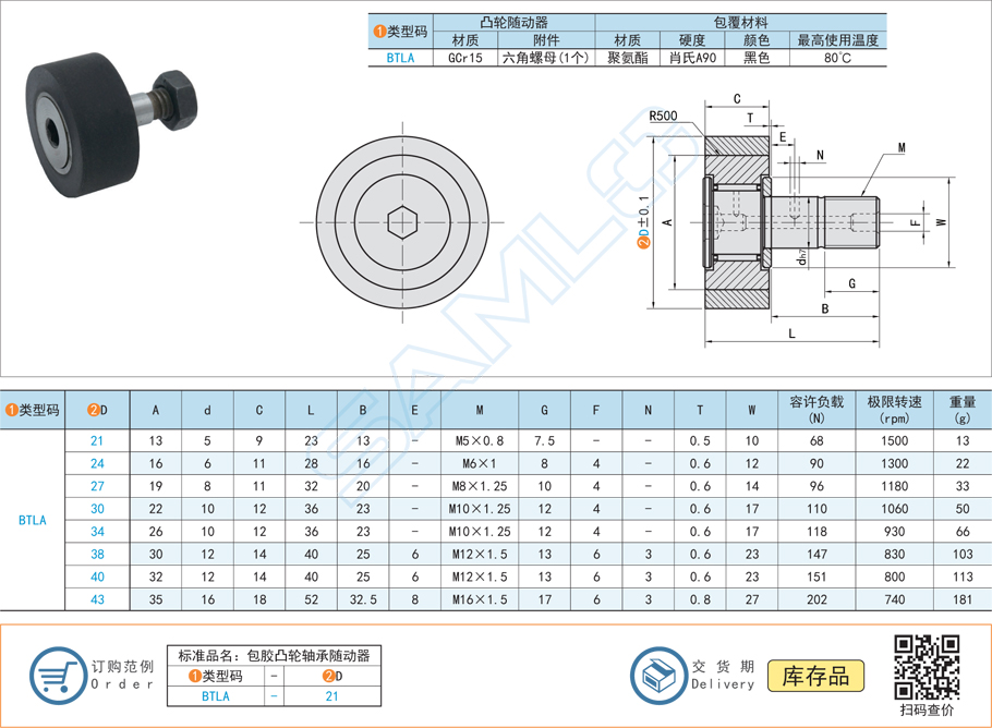 凸輪軸承隨動器的包覆材料用哪種好